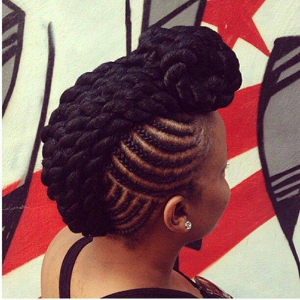 afro natural hair braids cane rolls (17)