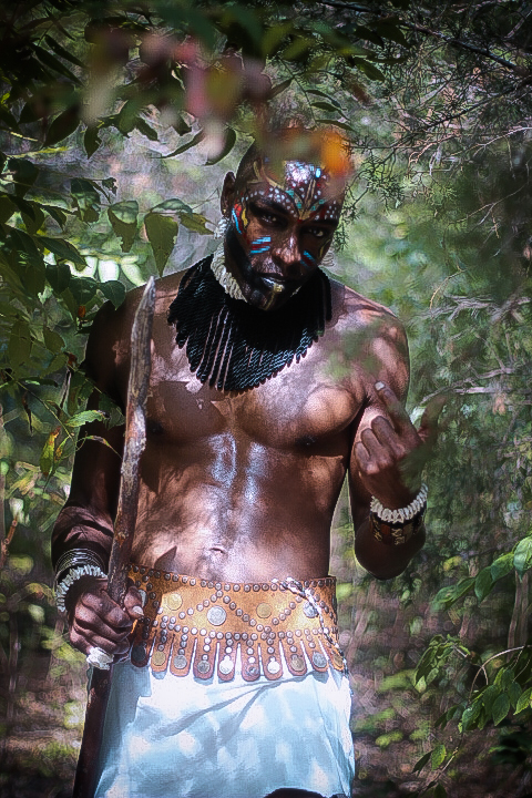 african tribal make up for men african fashion shoot fashionghana (10)