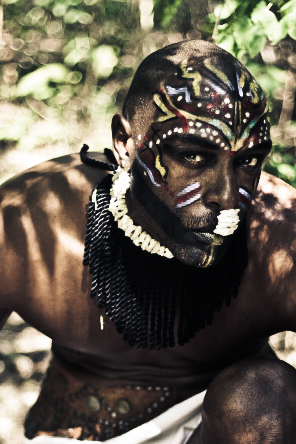 african tribal make up for men african fashion shoot fashionghana (2)