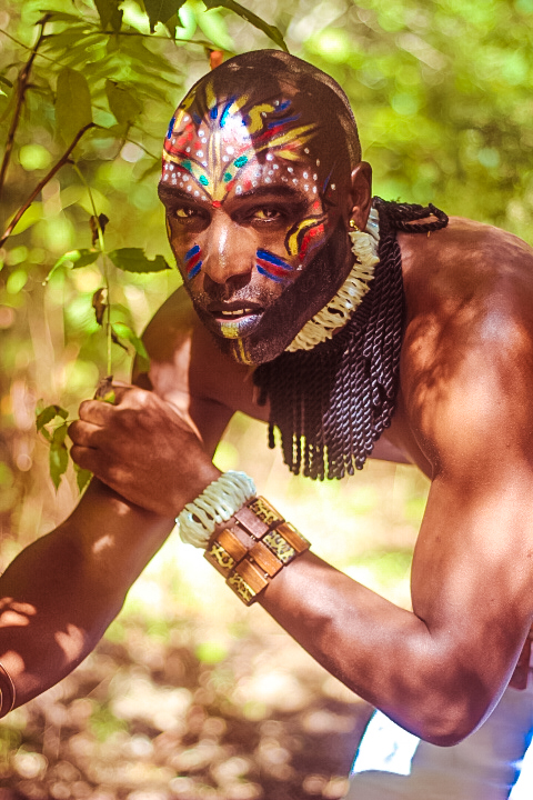 african tribal make up for men african fashion shoot fashionghana (8)