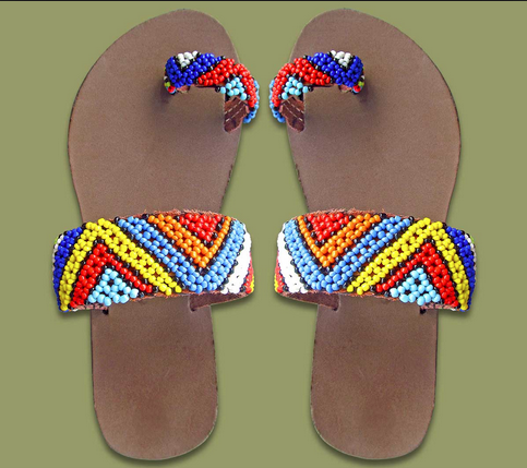 Image result for Beaded slippers