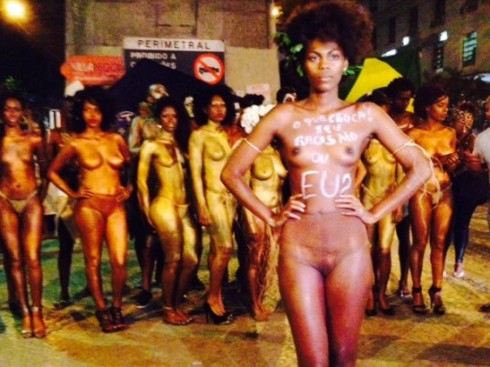 Brazilian models go nude to protest against even harsher racial abuse, not one top black models mentions it even on social media. Read Here
