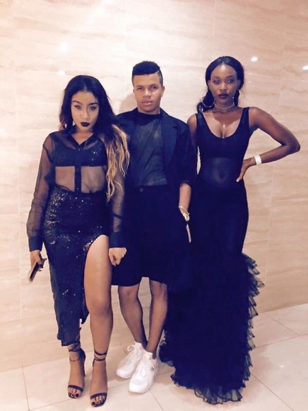 AYV presenter (Hurai Bangurah), Designer (Hamoudi Abass), Beauty queen (Margaret Murray)