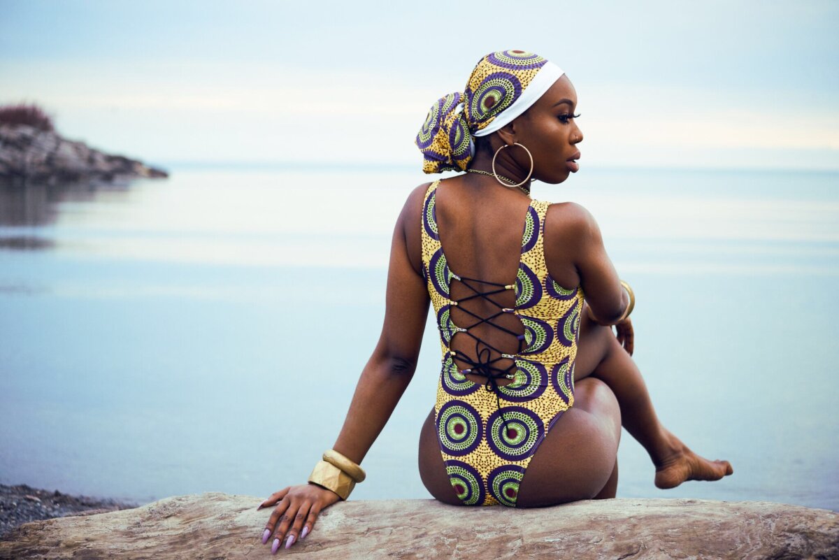 Another swimwear designer from Nigeria who recently set the internet on fir...