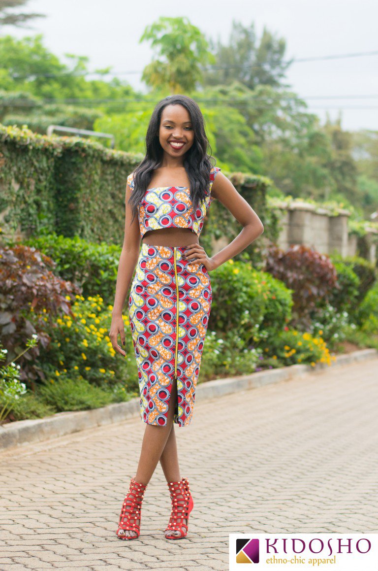 pencil skirt print african fashion (4)