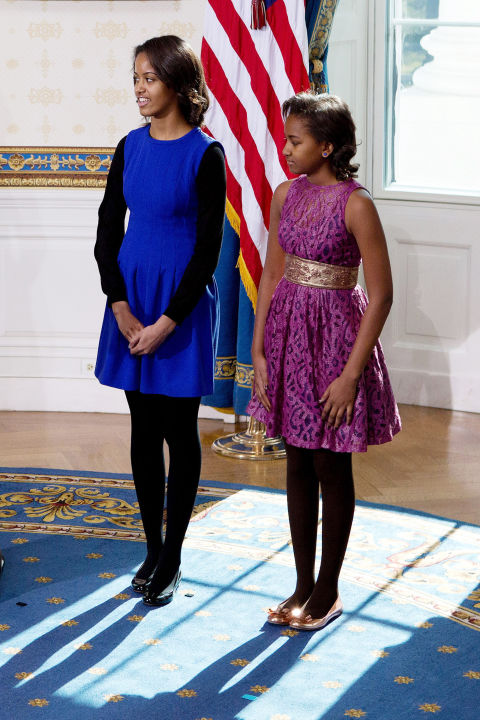 At President Obama’s second swearing in ceremony, January 2013