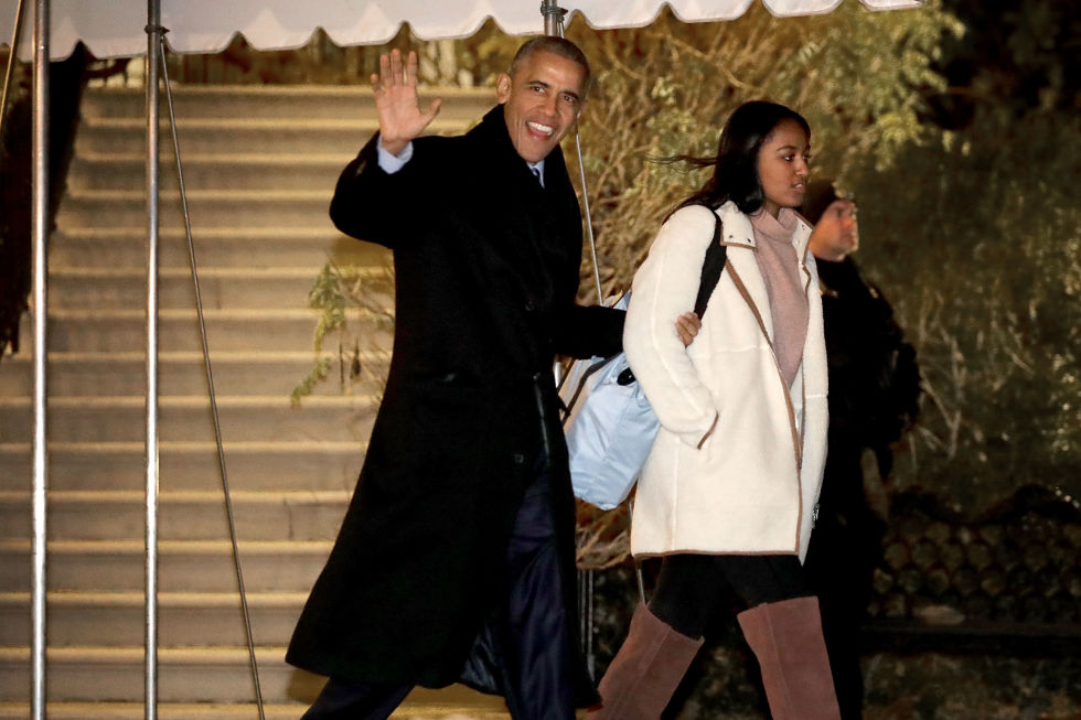 Leaving The White House To Hawaii, December 2016