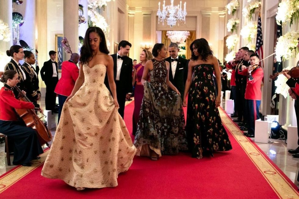 White House wearing Naeeem Kham, March 2016