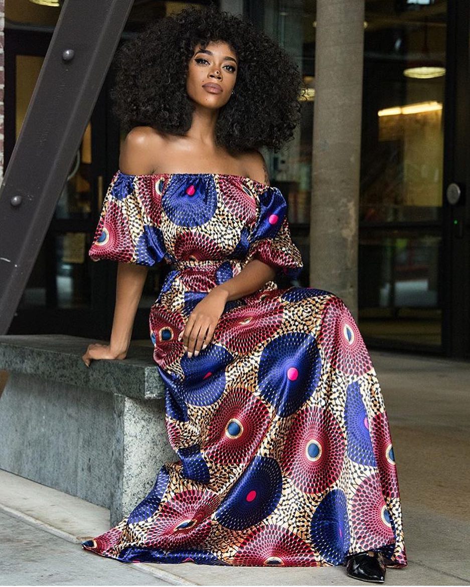 This Silk African Print Fabric Is The New Trend Right Now