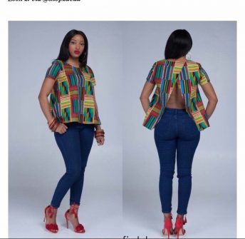 African Prints Top And Jeans Styles To Rock This Weekend! - Fashion GHANA