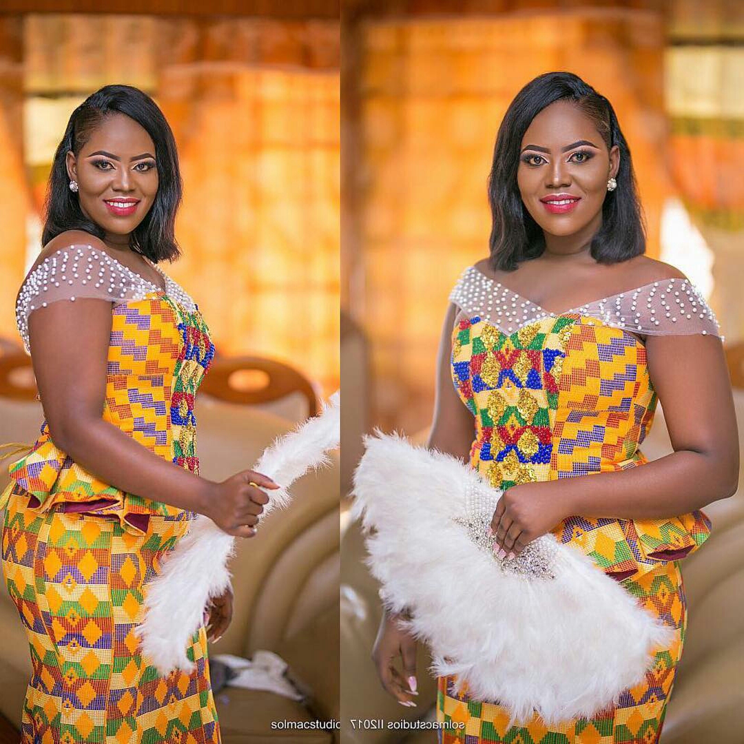 Why Kente Is The Modern Ghanaian Traditional Brides Choice Greenies Arena Fashion 