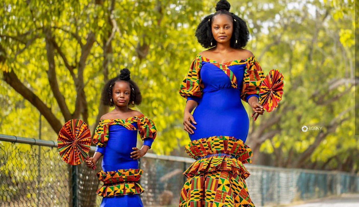 mother and daughter african outfits