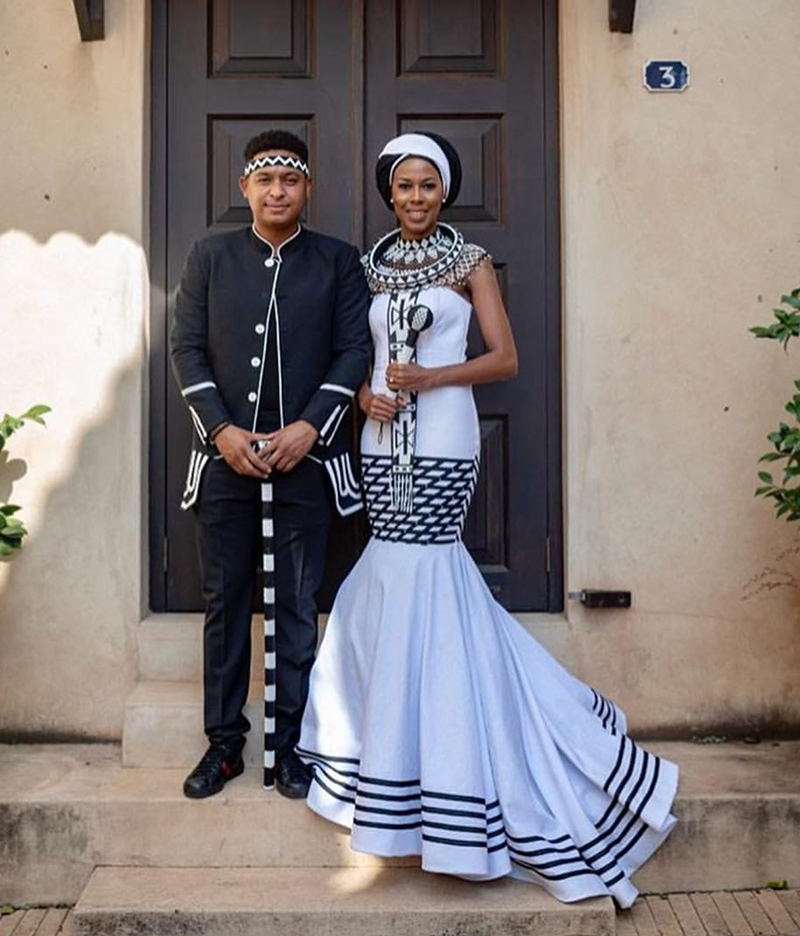PICS South Africa s Xhosa Brides Are More Stylish Than You See 30 Pictures Of Monochrome Wedding Styles Fashion GHANA