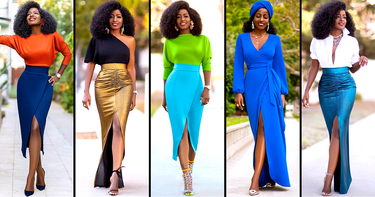 fGSTYLE: Best Slit Skirt Looks Of The Season Served By The Nigerian Fashion  Goddess Folake Kuye Huntoon - Fashion GHANA