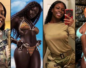 #BIKINIBAE: Meet The Stunning Guinean Part Time Model & USA Soldier, Cire