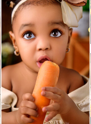 #HOTSHOTS: Meet Aurelia, The Gorgeous Nigerian Baby With The Cutest Eyes Ever