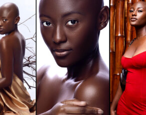 #MODELCRUSH: Meet The Bald Stunning Ghanaian Model Akankisim Capturing The Heart Of Many Photographers