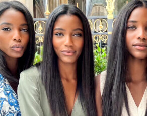 #MODELCRUSH: Check Out The Stunning Black Triplets Set To Blow Up In The Fashion Industry; Andrea, Angel & Sarah Kok