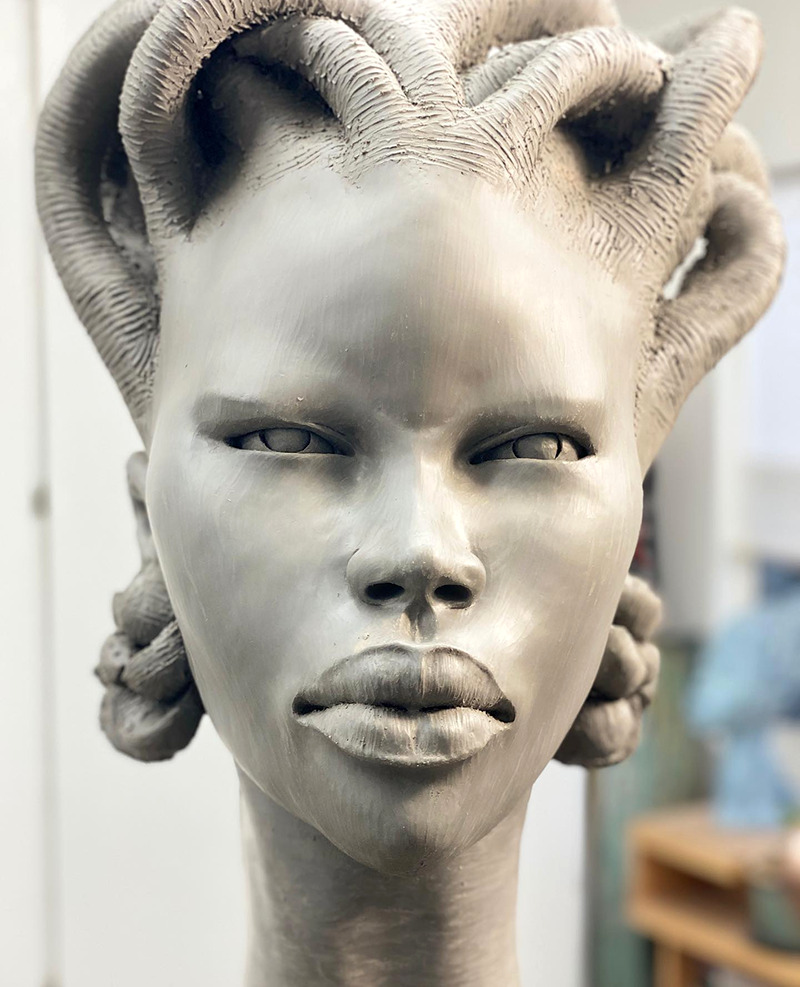 chukesart black sculptures