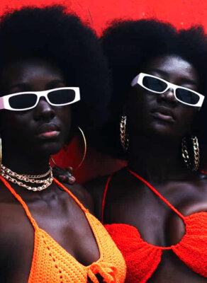 #HOTSHOTS: This Eye Popping Editorial Of Ghana’s Two Darkest Models Is Everything You Need To See This Week