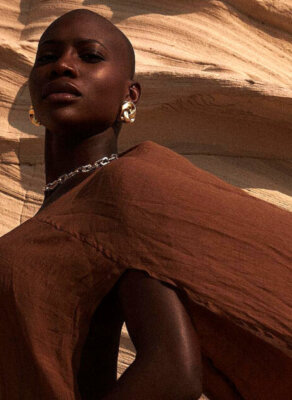 #HOTSHOTS: Alex Kopin Takes Guinean Style Influencer & Glamour Girl Hadja Dioubate ‘Into The Wild’ In New Editorial