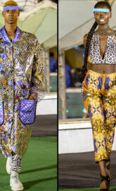 How Germany’s Impari Moda Exploded The Runway At Accra Fashion Week With Foil & Plastic Bottles
