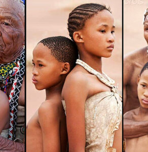 PICS: See Images Of Members Of Botswana’s San Tribe Believed To Be The World’s Most Ancient Race