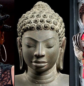 PICS: Asia’s Religious Leader Buddha Was Nappy Headed And Wore Bantu Knots