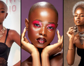 #MODELCRUSH: Meet The Gorgeous Bald Headed Nigerian Fashion Model Joy Akhigbe Glowing With Excess Beauty