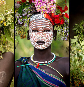 PICS: Enjoy These Immaculate Face-Paint Portraits of Ethiopia’s Surma People By Giovanna Aryafara