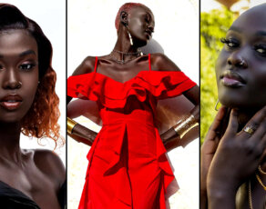 #MODELCRUSH: Fall In Love With Images Of The Stunning Shadowlike Skin Toned Sudanese Model, Ayen Monica