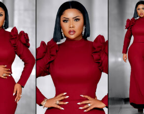 #STYLEGIRL: Leading Gh Designer Lauren Haute Couture, Laces Nana Ama McBrown In A Gorgeous Must-Have Outfit