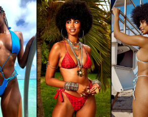 #BIKINIBAE: Curves To Die For, Beautiful Smile & An Afro! Check Out The Swimwear Fashion Goddess Jasmine Chola
