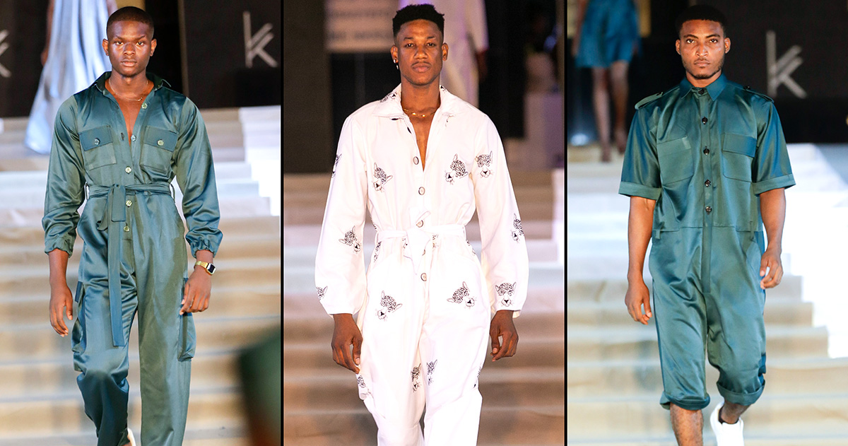 How Kayadua & Sassy By Etty Proved Mens Jumpsuits Are Still In Style At Accra Fashion Week 2022/