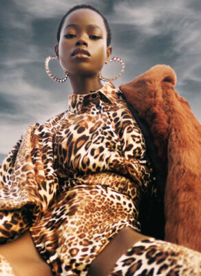 #HOTSHOTS: Joy Akhigbe Gets Extra Fierce In Leopard Print For New Lex Ash Editorial