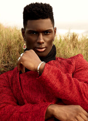#HOTSHOTS: New York Based Model Joseph T. Aggrey Gets Revamped By Ghanaian Creatives In New Editorial