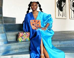 #OOTD: Art Lover & Influencer Gezelle Renee Blesses Us With This Gorgeous Kaftan By Nouva Africa
