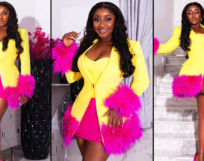 #OOTD: Shanty Town Actress Ini Edo Serves Relentlessly In Her Jaw Dropping Medlin Couture Outfit