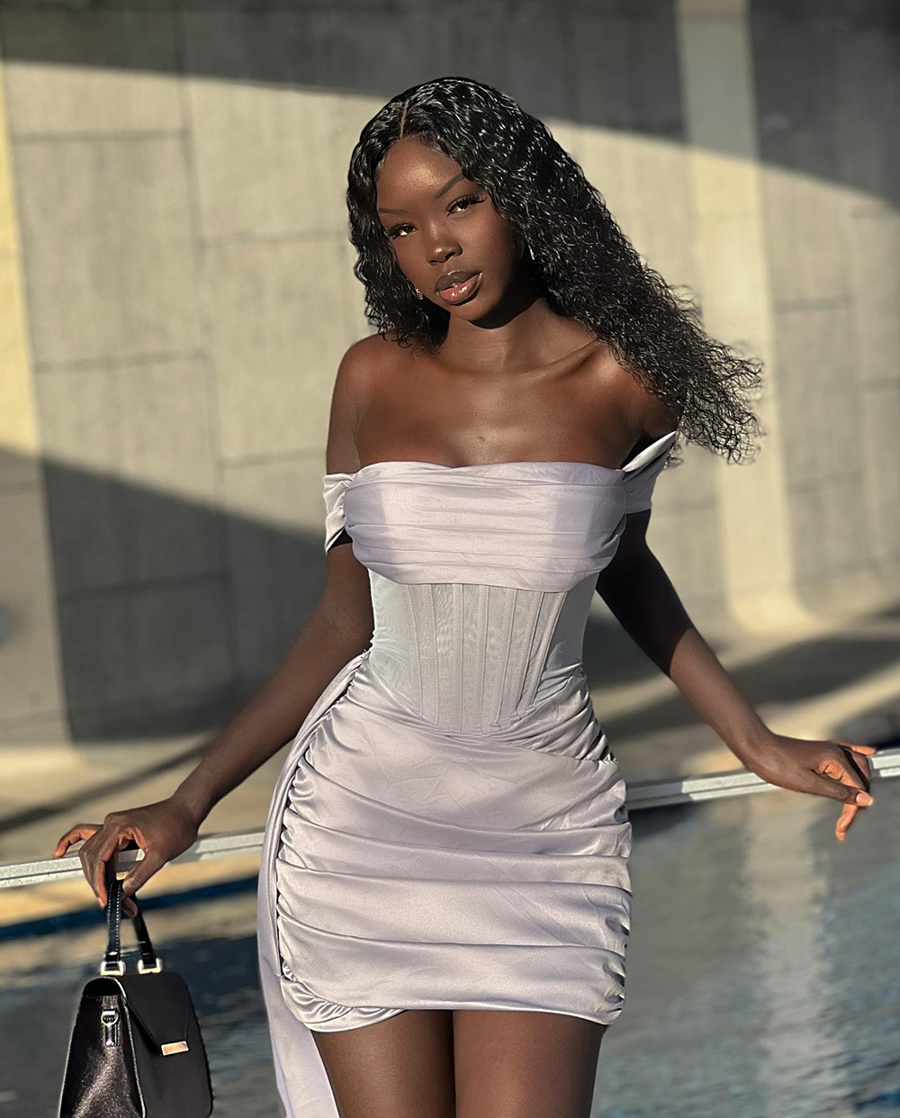 #BeautyOfTheWeek: Monica Atong Is That Stunning Dark Skinned 'IT GIRL' We Can't Take Our Eyes