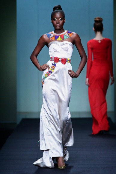 Angie Masike mercedes benz fashion week africa 2013 fashionghana african fashion (10)