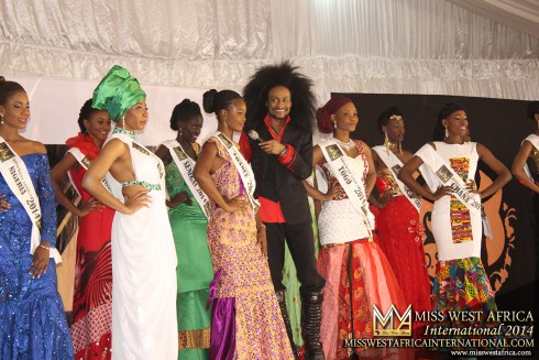 Miss West Africa International 2014: African hairstyle & natural Hair Only.