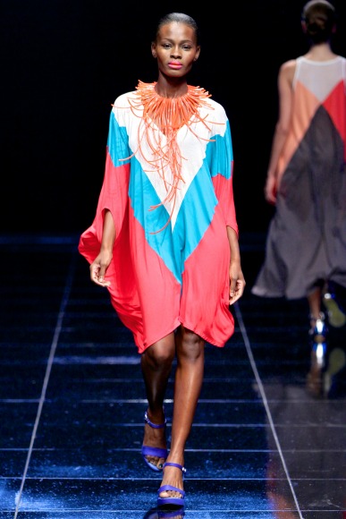 Michelle Ludek @ Mercedes Benz Fashion Week 2013 – Cape Town, South ...