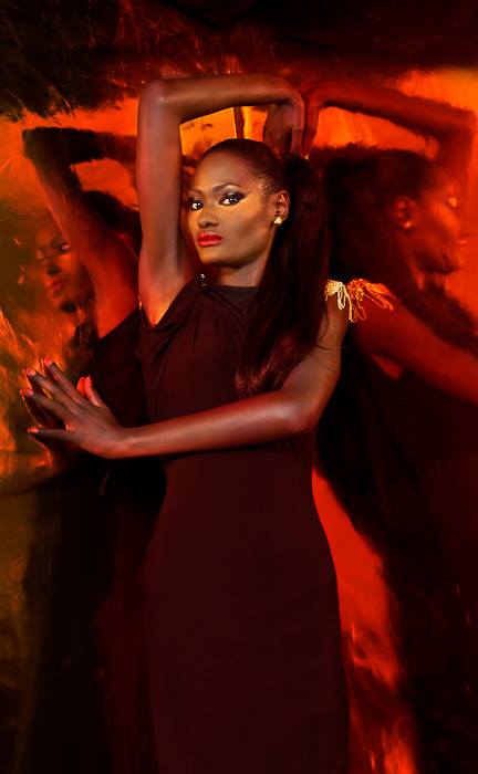 Campaign Shot for Dakar Fashion Week 2013: Model: Aminata Faye: 