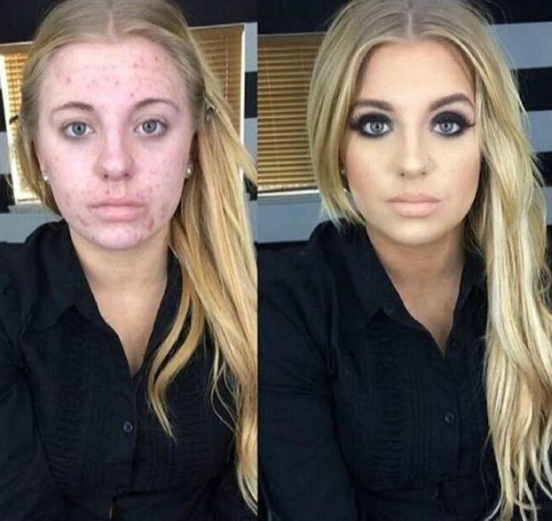before and after make up on ig (2)