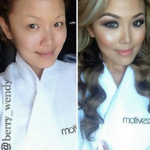 before and after make up on ig (2)